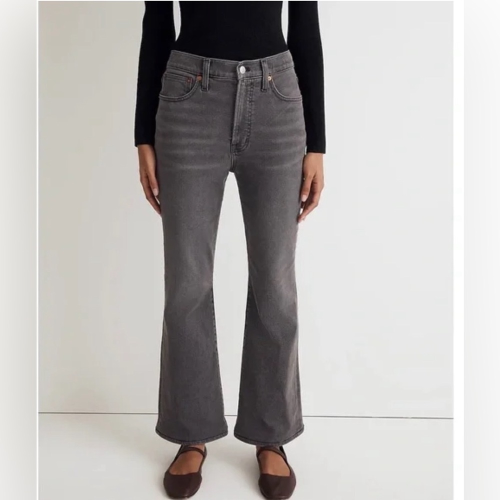 Madewell perfect vintage flare crop jean